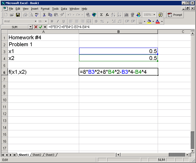 Solver Forms solver